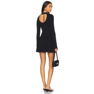 NEW, Free People Emmy Mini Dress in Black Size XL #MD1189